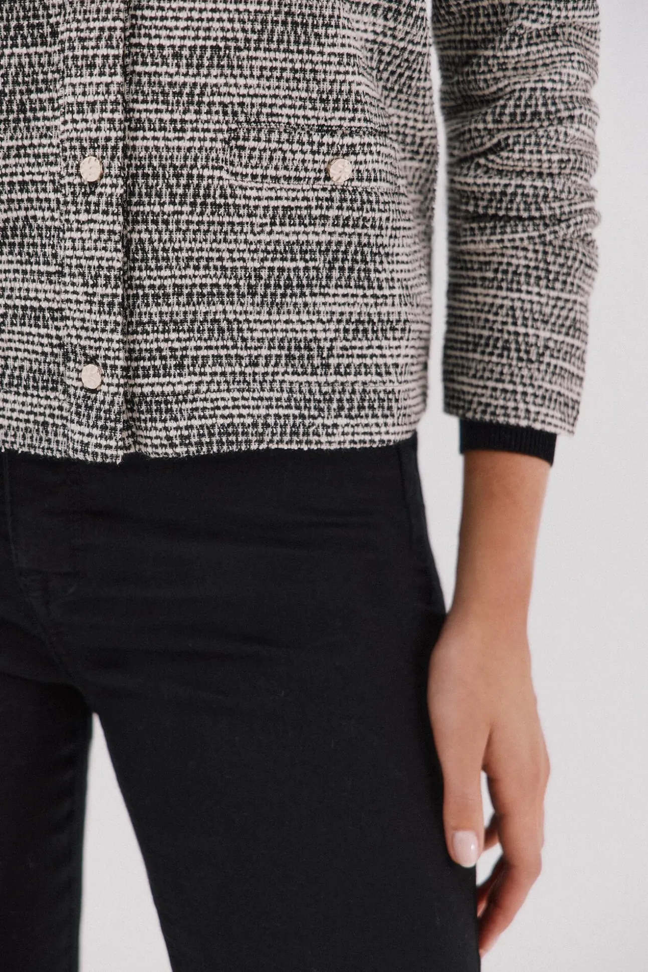 Cardigan de tweed