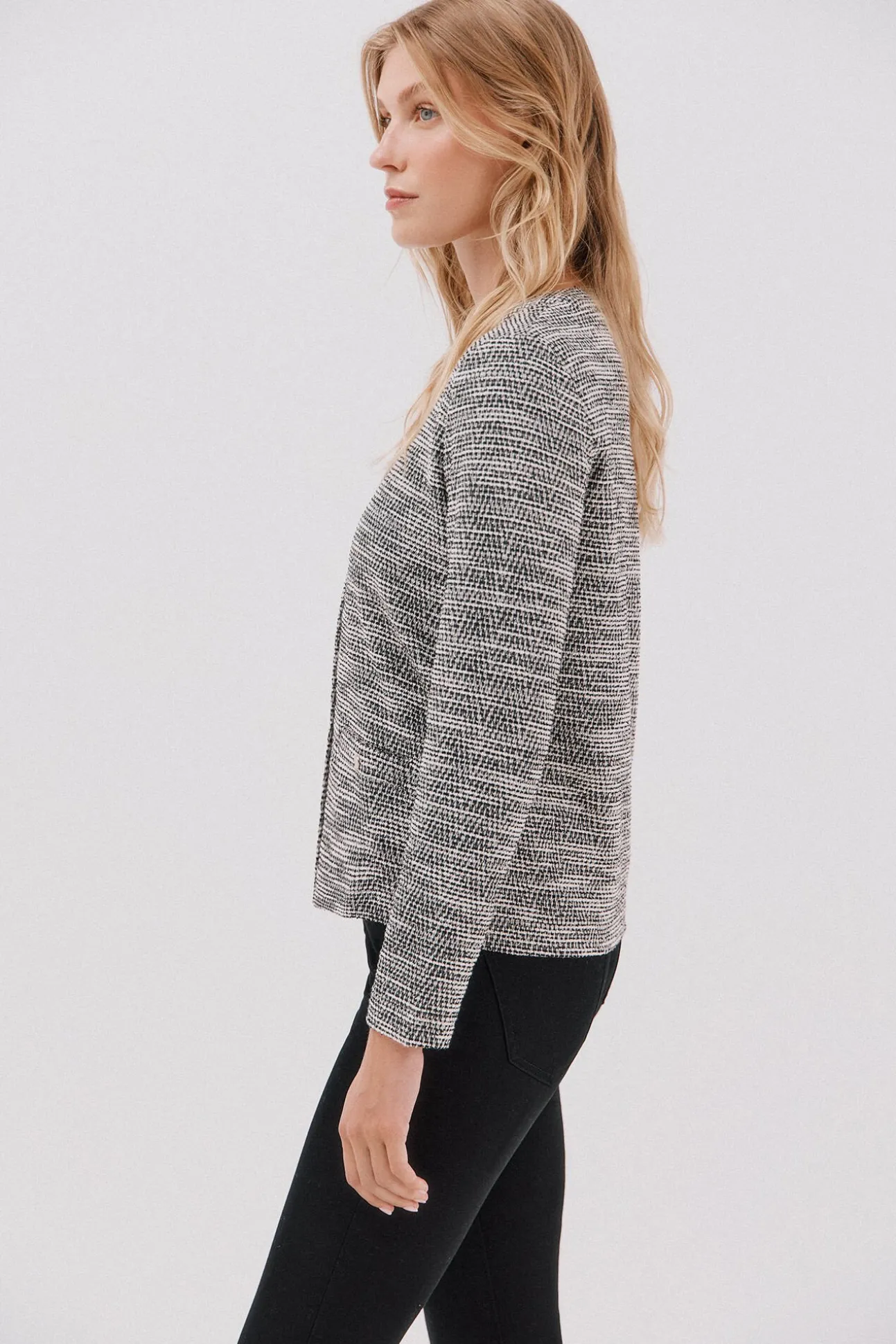 Cardigan de tweed