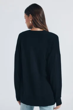 Cardigan leve aberto