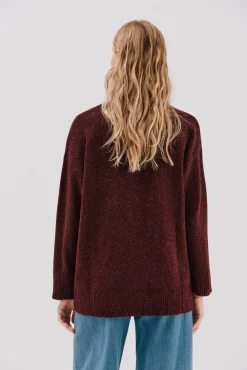 Cardigan longo com bolsos