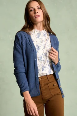 Cardigan riscas Bourget