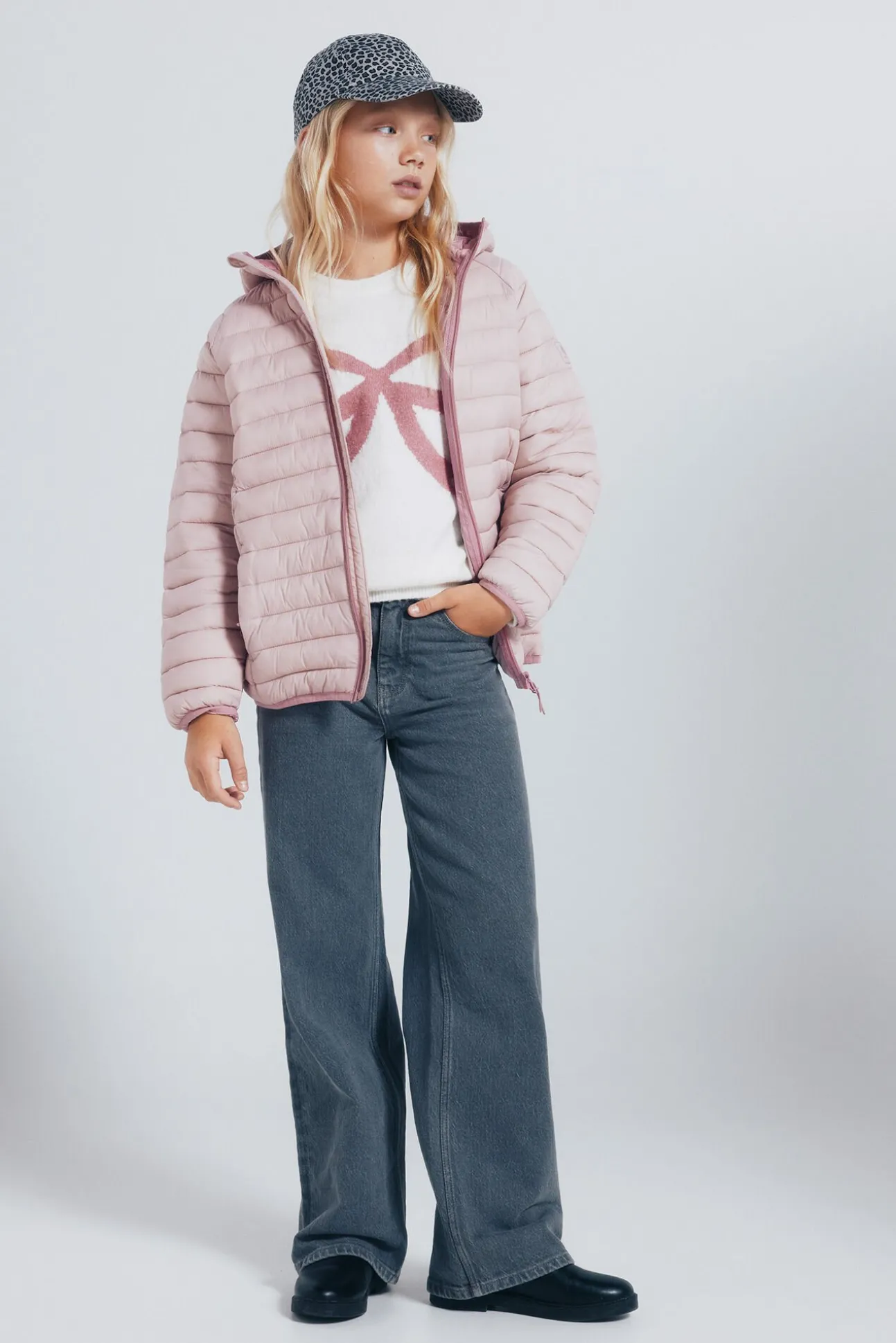 Casaco acolchoado para menina