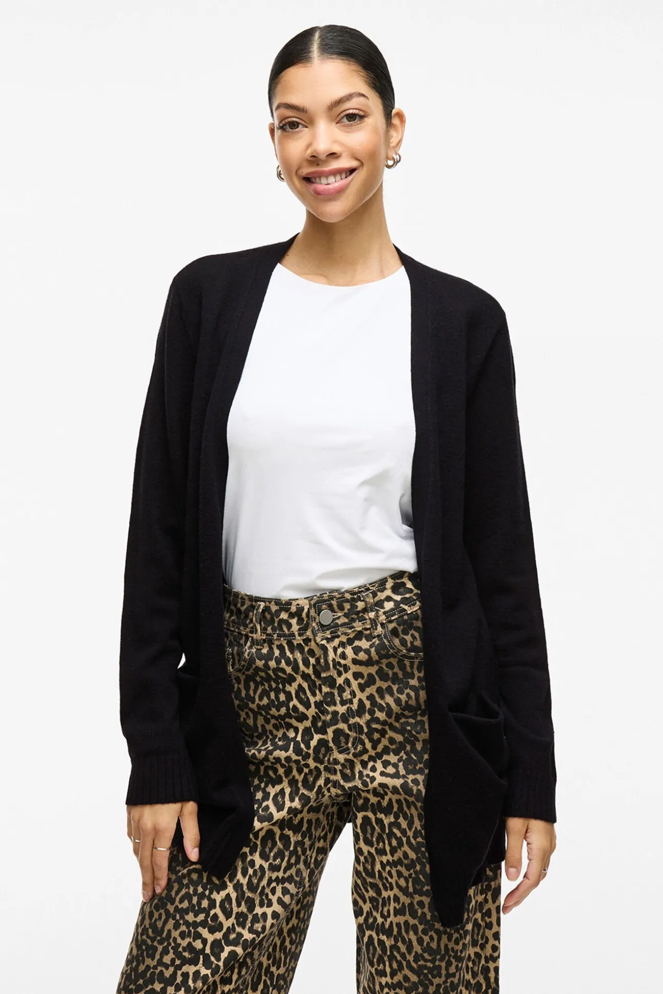 Casaco cardigan de malha