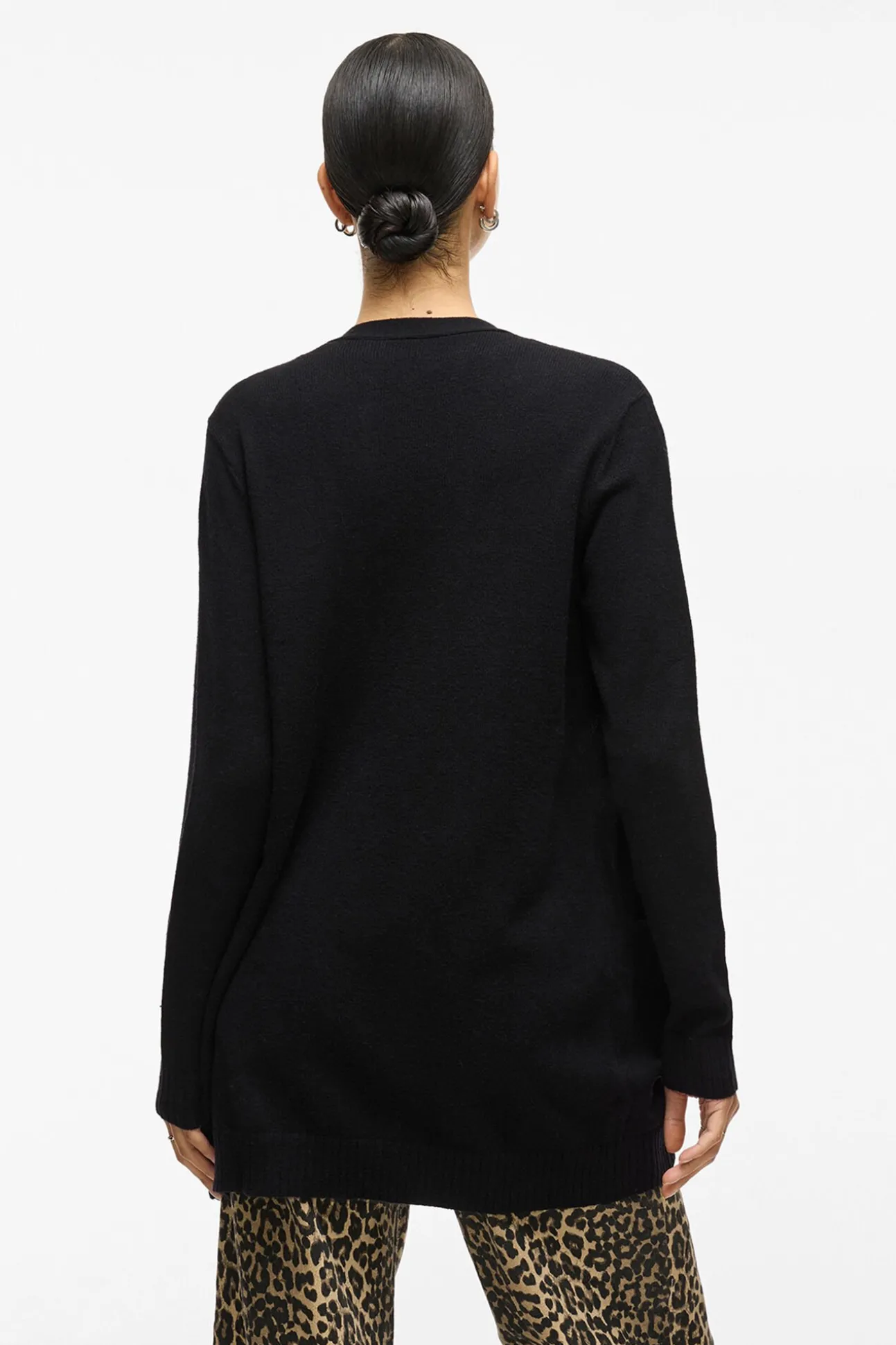 Casaco cardigan de malha