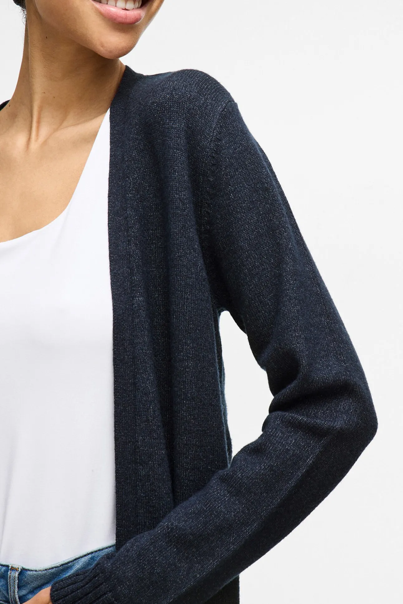 Casaco cardigan de malha