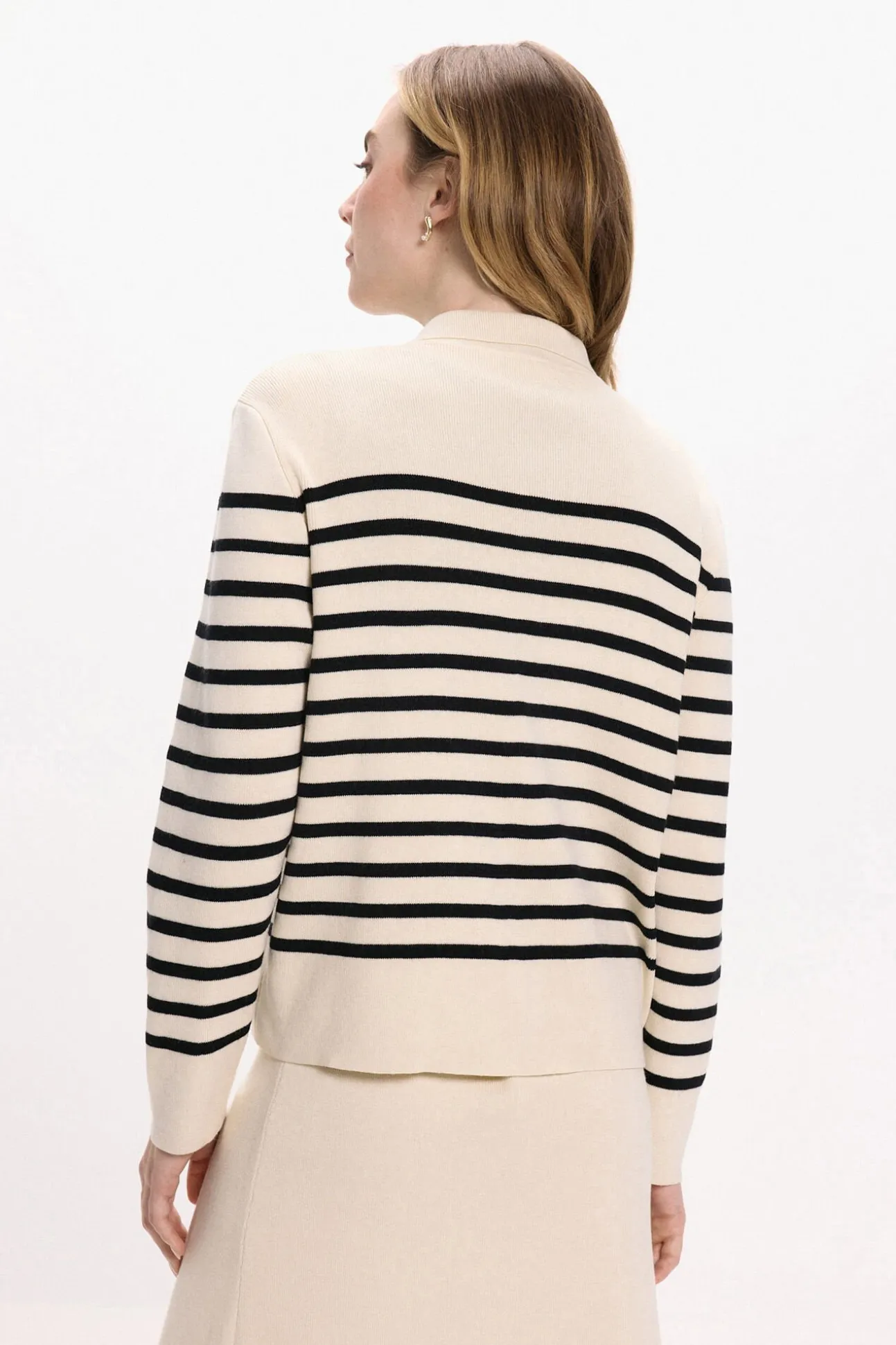 Casaco de malha com viscose