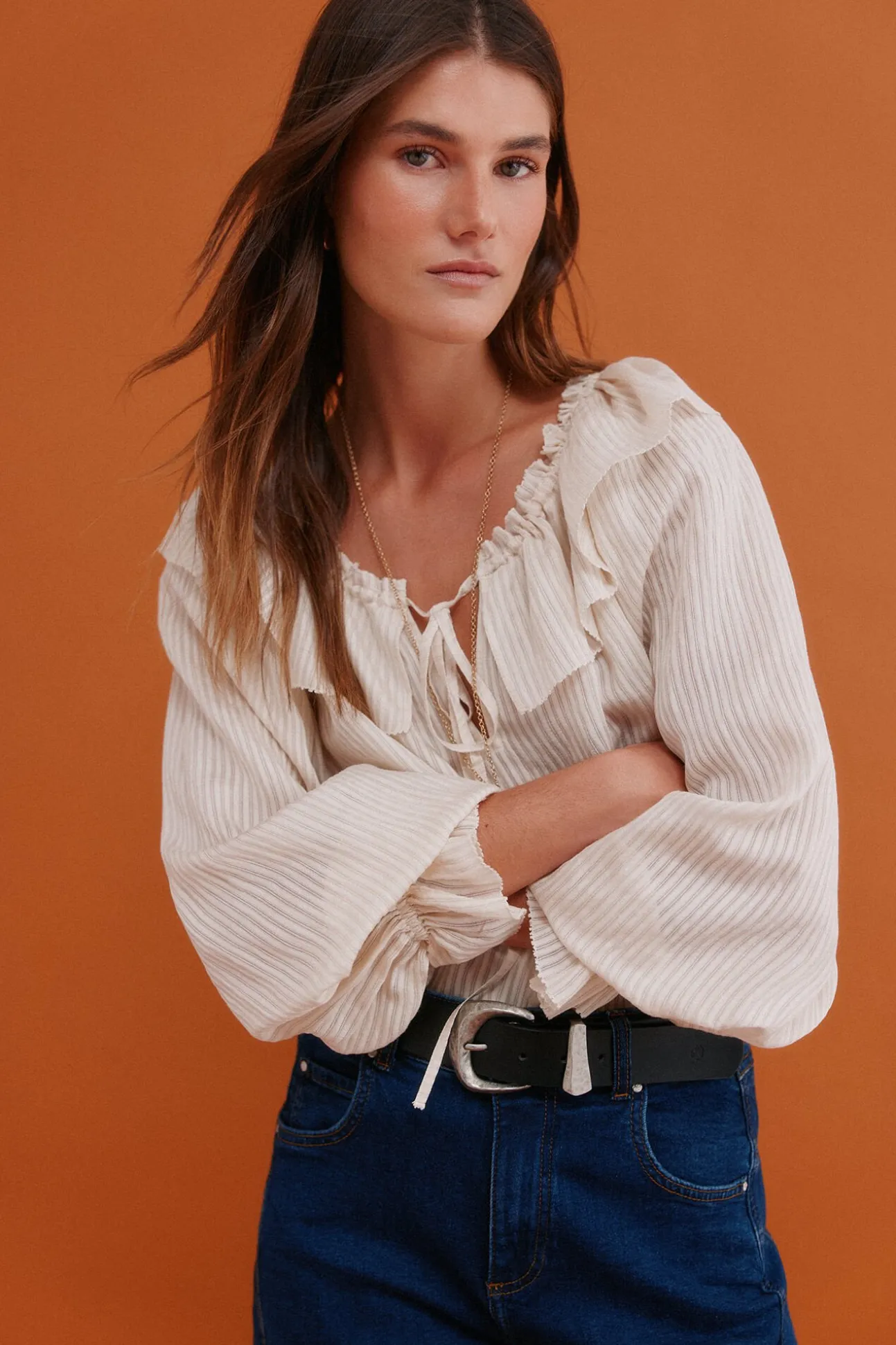 Cassandra. Blusa romântica