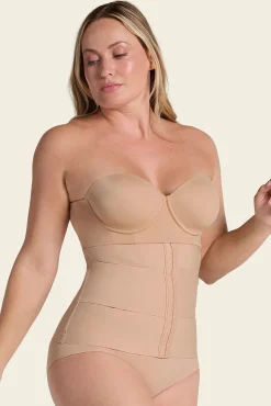 Cinta de controle moderado com faixas anatômicas