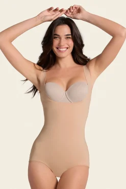 Cinta modeladora de body com aparência invisível
