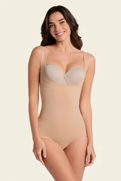 Cinta modeladora de body com aparência invisível
