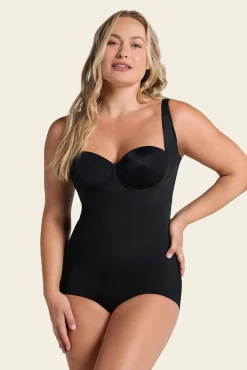 Cinta modeladora de body com aparência invisível