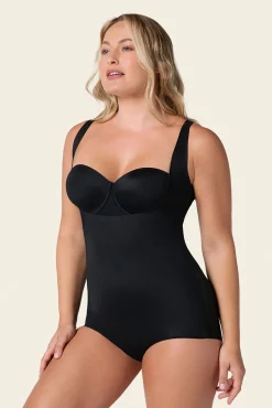 Cinta modeladora de body com aparência invisível