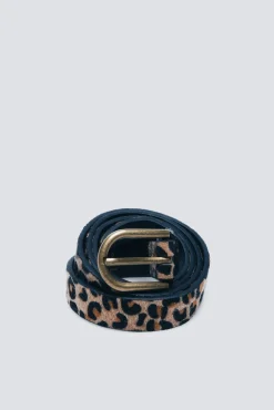 Cinto com estampado animal