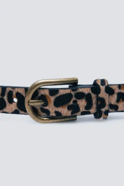 Cinto com estampado animal