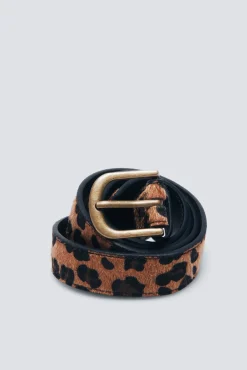Cinto com estampado animal
