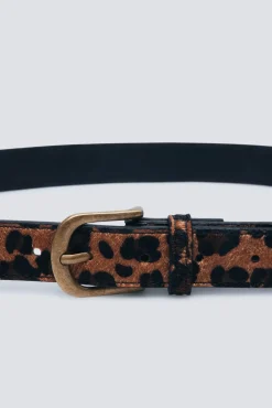 Cinto com estampado animal