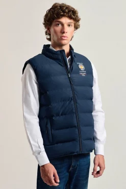 Colete acolchoado azul marinho modelo Spain Shield