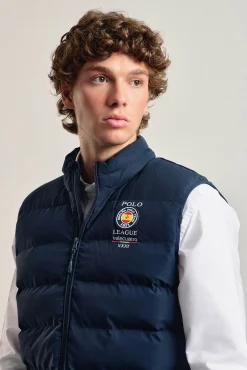 Colete acolchoado azul marinho modelo Spain Shield