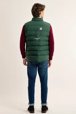 Colete acolchoado verde, modelo Shield