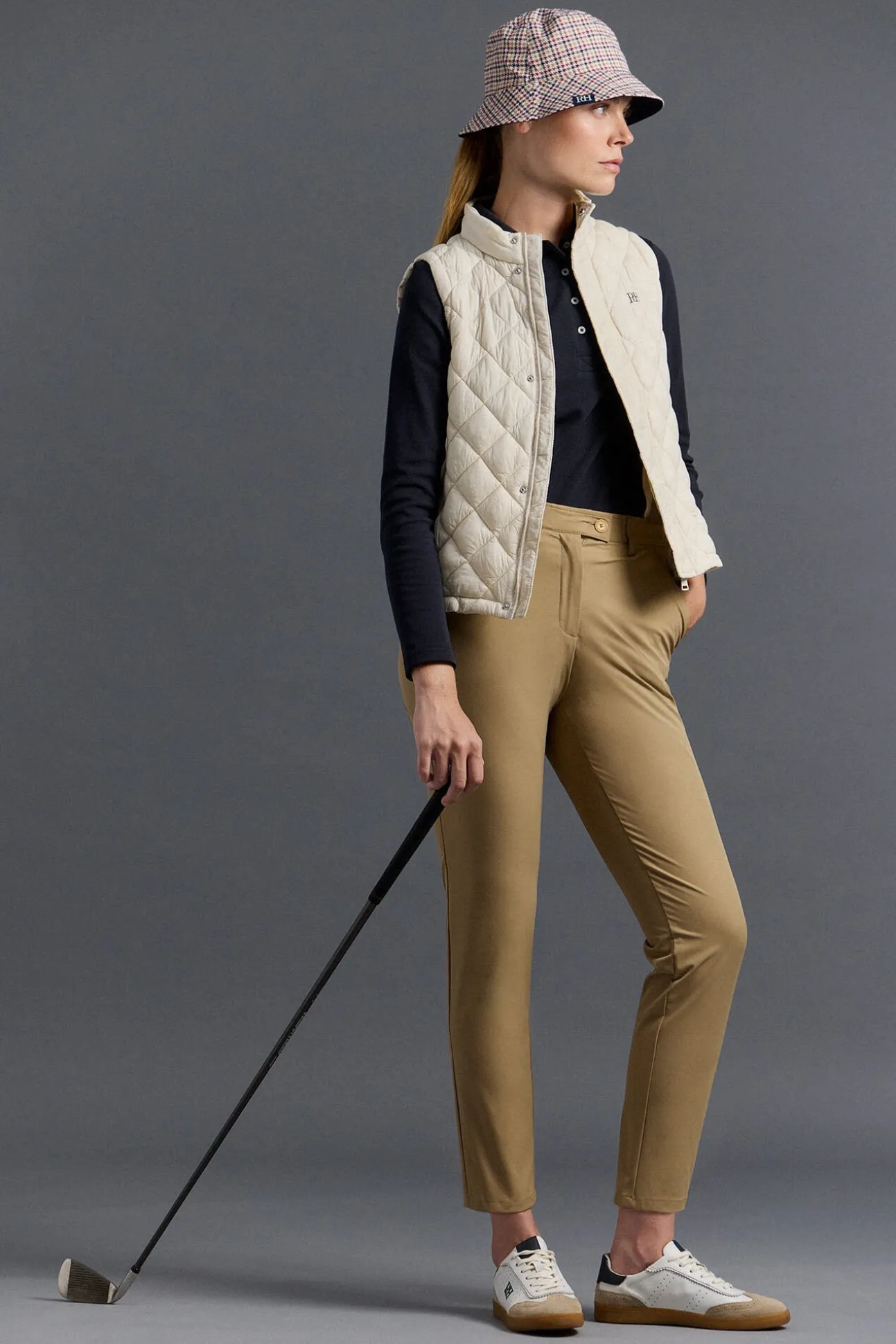 Colete de golfe acolchoado