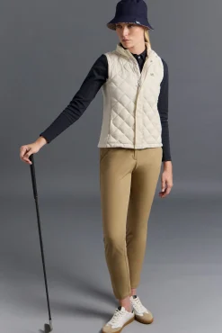 Colete de golfe acolchoado