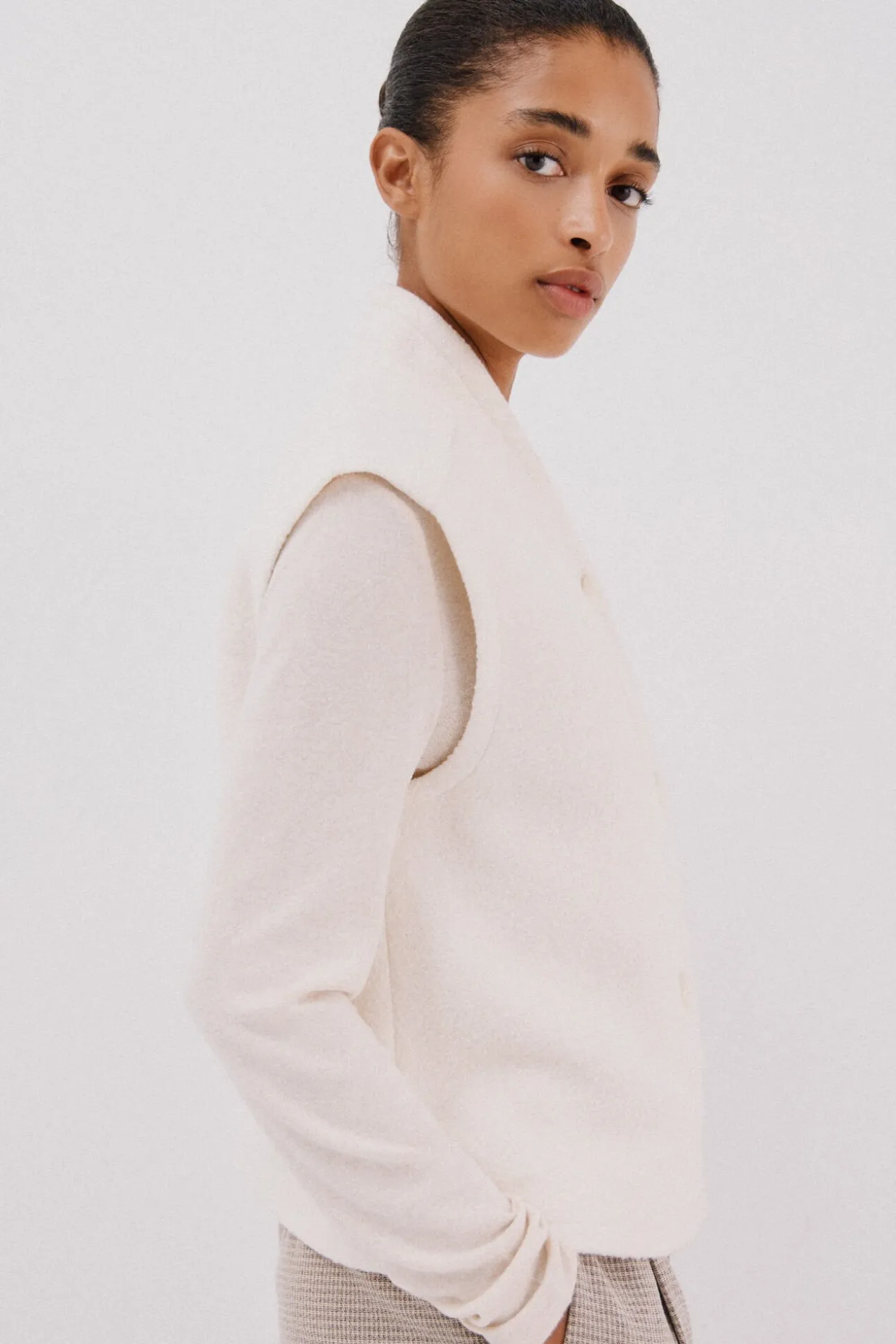 Colete feminino oversized