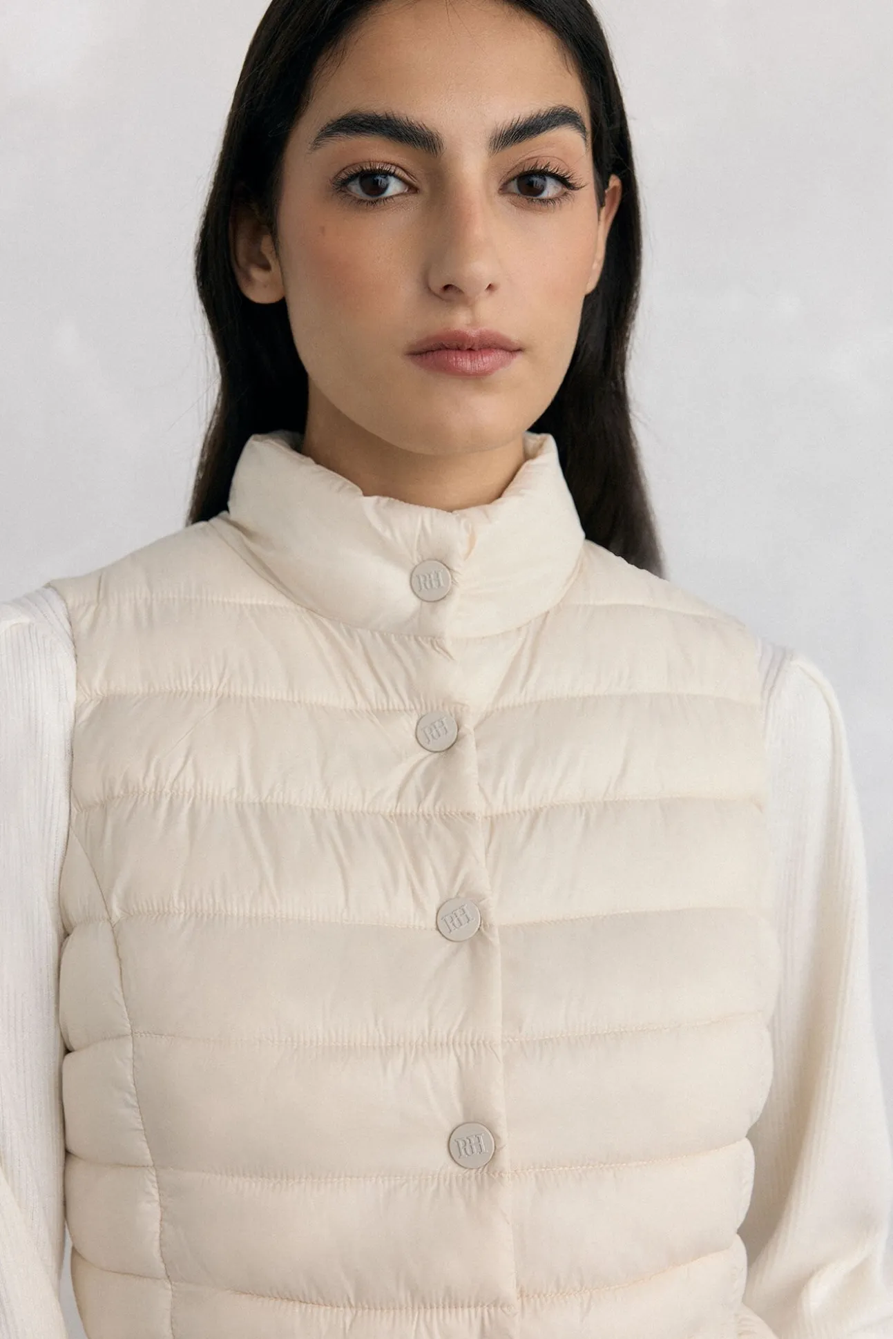 Colete peplum curto
