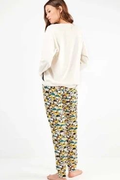 Conjunto de pijama de malha interlock Peanuts