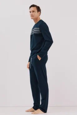 Conjunto de pijama de malha polar