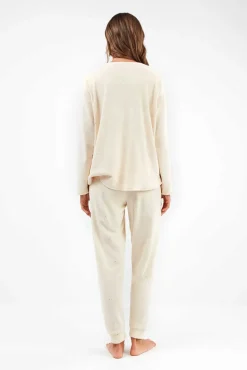 Conjunto de pijama de polar elástica