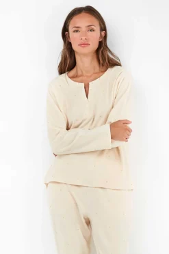 Conjunto de pijama de polar elástica