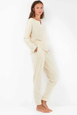 Conjunto de pijama de polar elástica