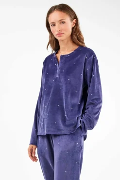 Conjunto de pijama de polar elástica