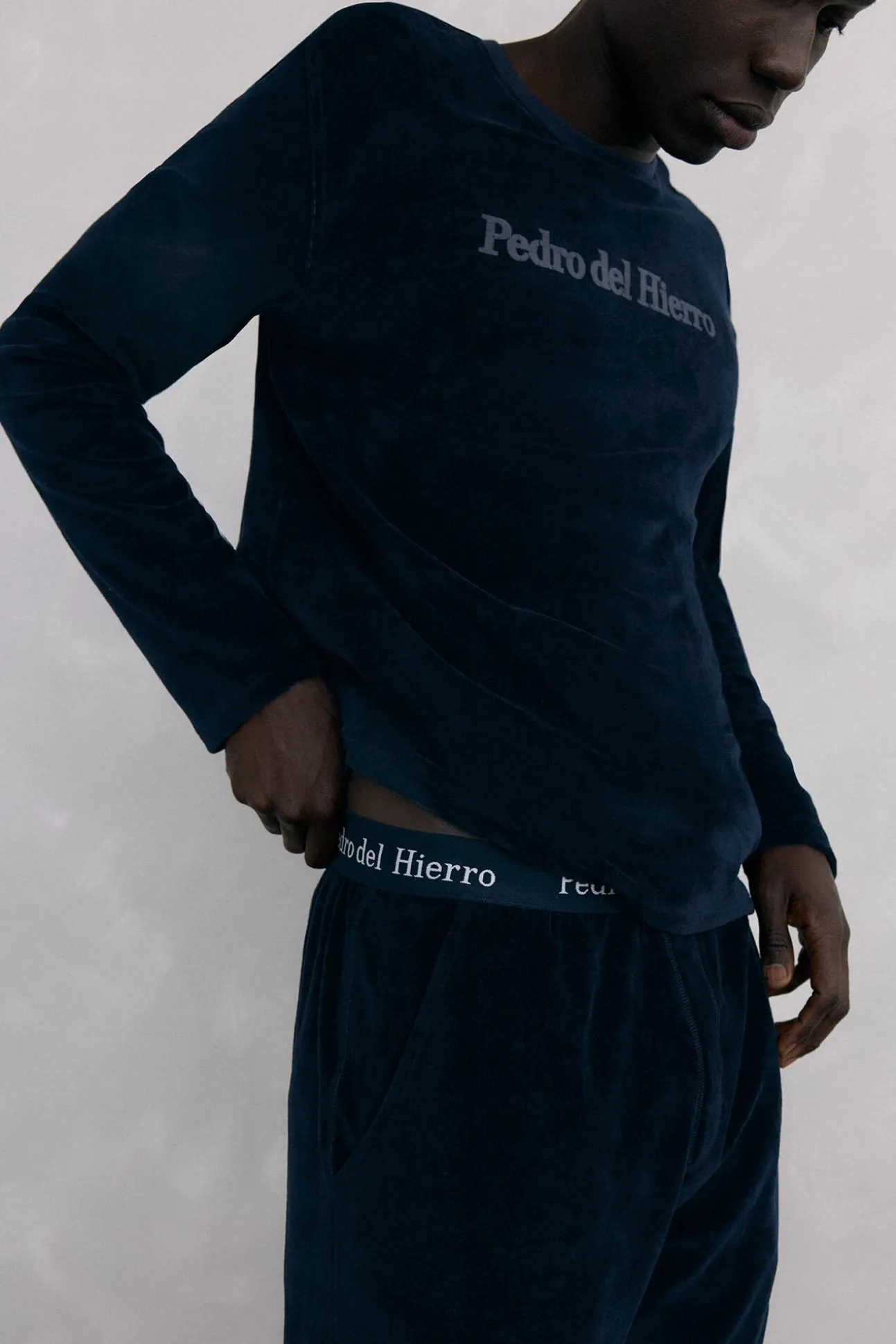 Conjunto de pijama de veludo
