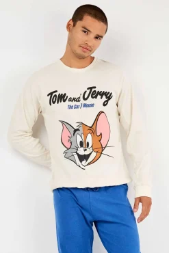 Conjunto de pijama malha Tom & Jerry