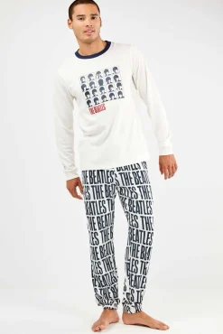 Conjunto de pijama malha dos Beatles