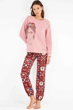 Conjunto de pijama malha Frida Kahlo