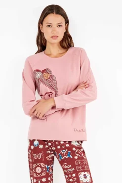 Conjunto de pijama malha Frida Kahlo