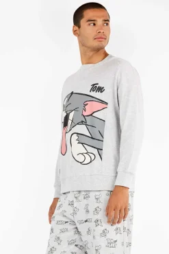 Conjunto de pijama malha Tom & Jerry