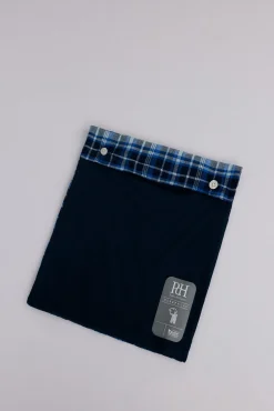 Conjunto de pijama malha e tecido
