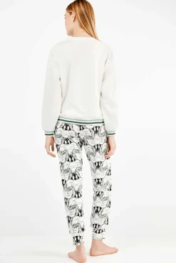 Conjunto de pijama Sylvester em malha interlock