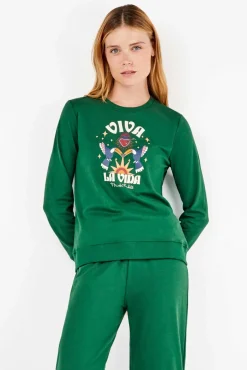 Conjunto de sweatshirt e calça Frida Kahlo