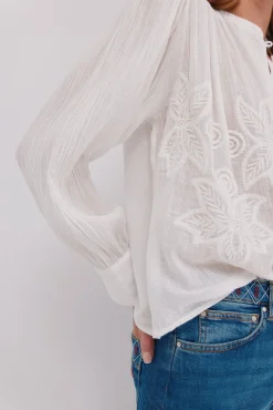 Cosima. Blusa bordada floral