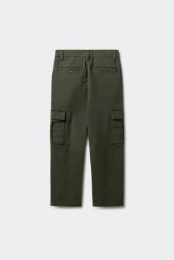 Criança de carga calças chino