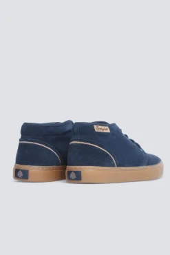 Croute casual de botim e couro