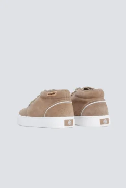 Croute casual de botim e couro