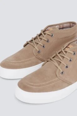 Croute casual de botim e couro