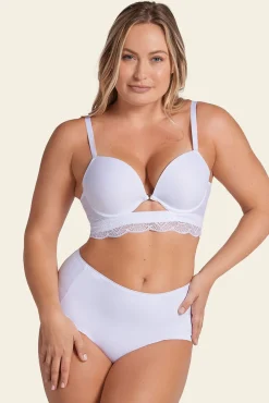 Cueca clássica com efeito invisível e forte compressão no abdômen