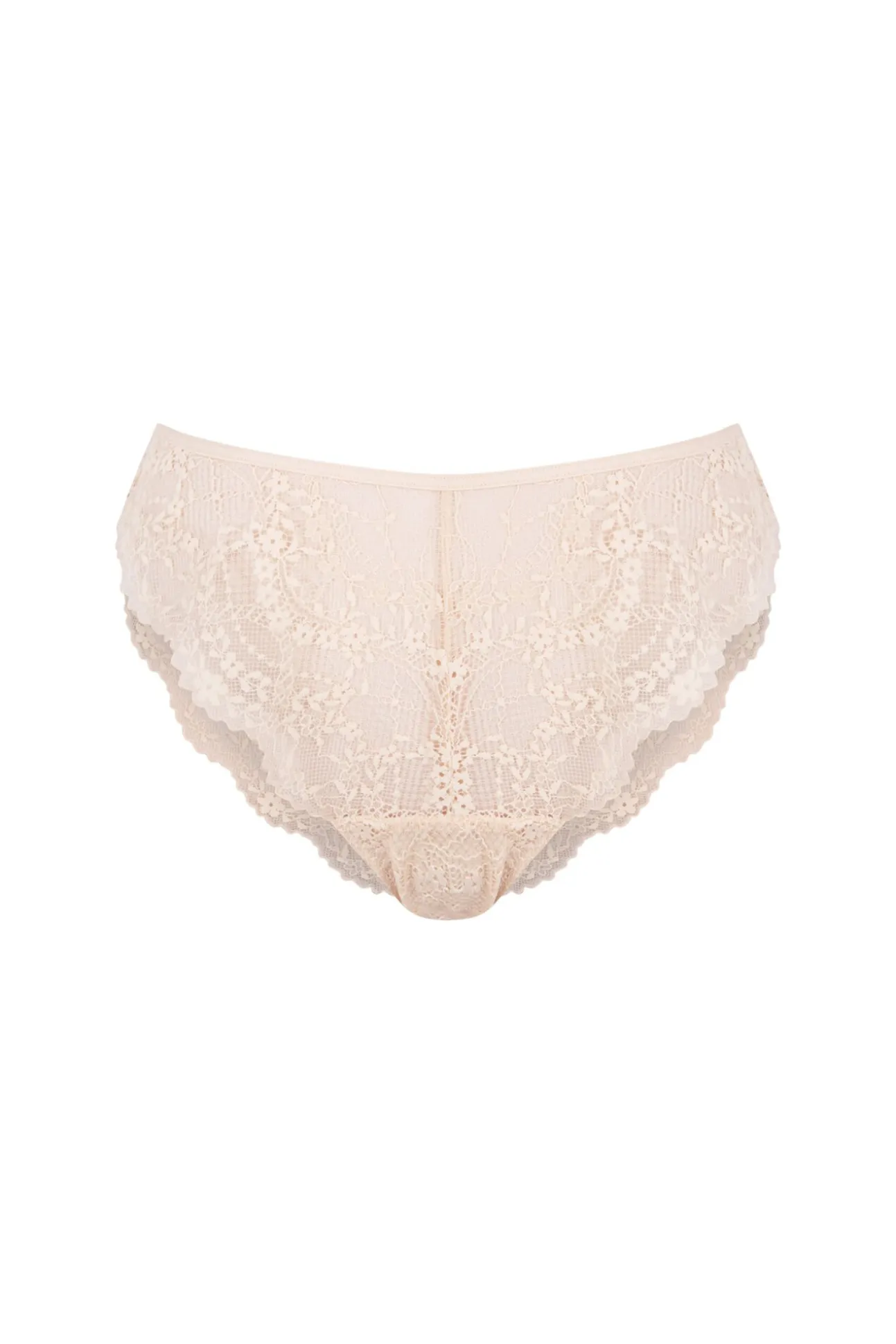 Cueca clássica de renda nude
