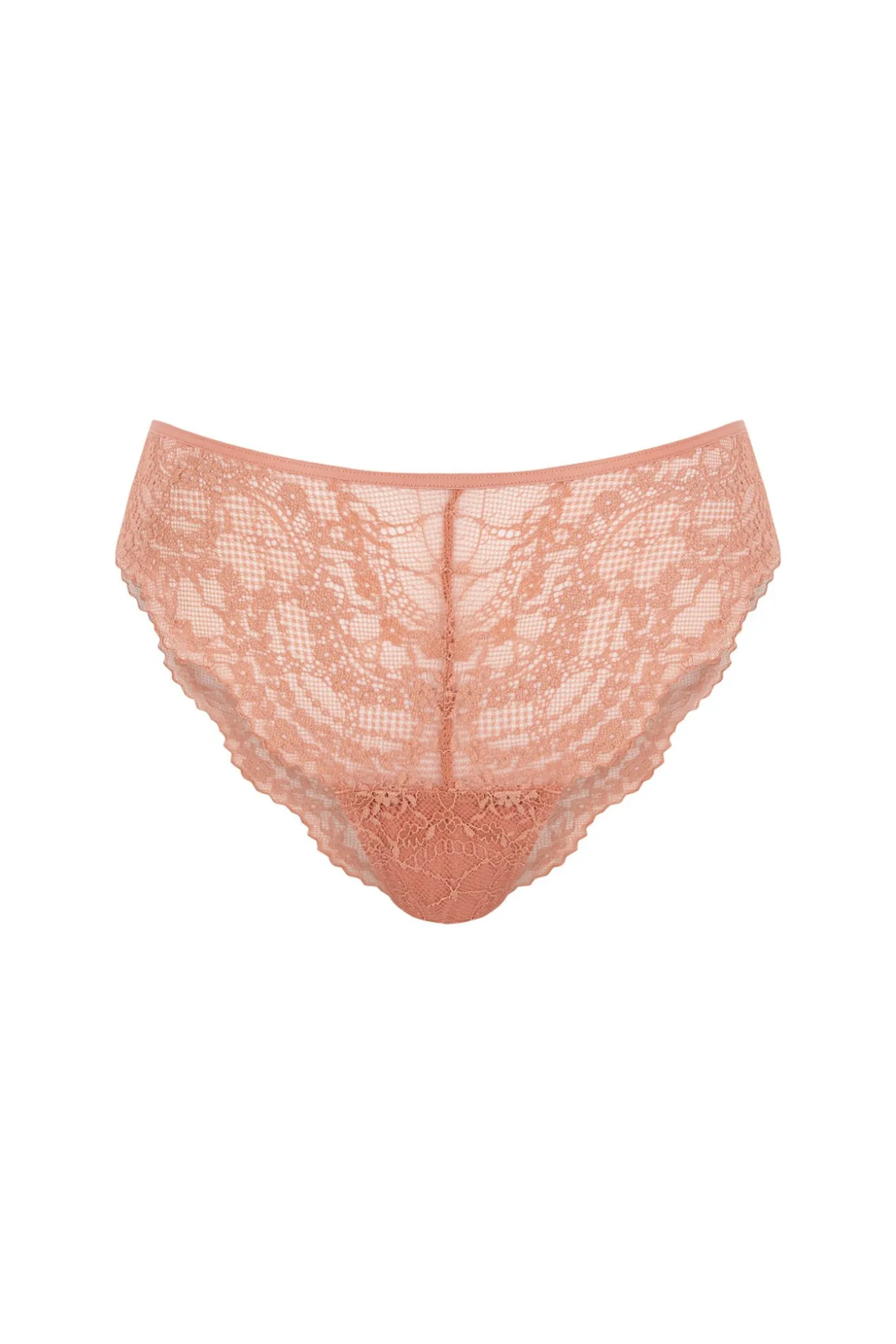 Cueca de renda laranja clássica